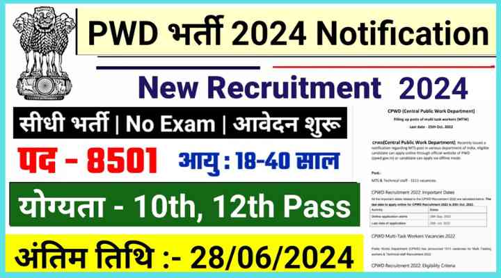 PWD Recruitment 2024