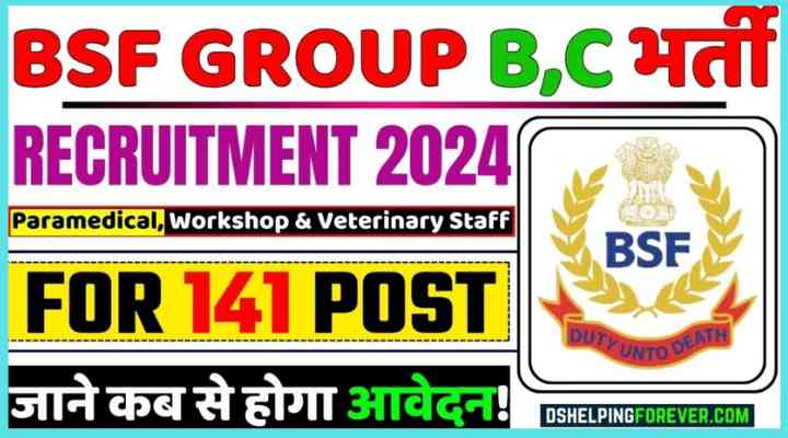 BSF Group B & Group C Recruitment 2024