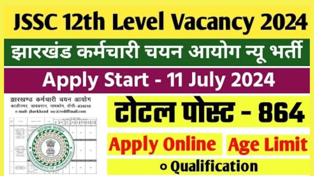 JSSC Intermediate Level Vacancy 2024